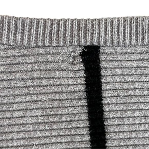 CATHARINE MALANDRINO | Vertical Stripe Ribbed Sweater (M) - Picture 4 of 4